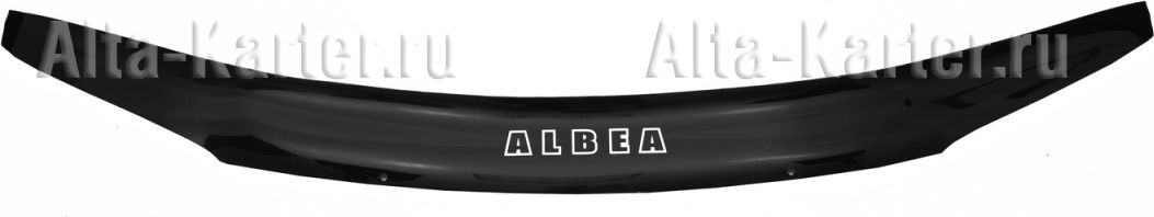 Дефлектор REIN для капота Fiat Albea 2002-2012. Артикул REINHD621