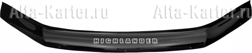 Дефлектор REIN для капота (ЕВРО крепеж) Toyota Highlander II внедорожник рестайлинг 2010-2013. Артикул REINHD773