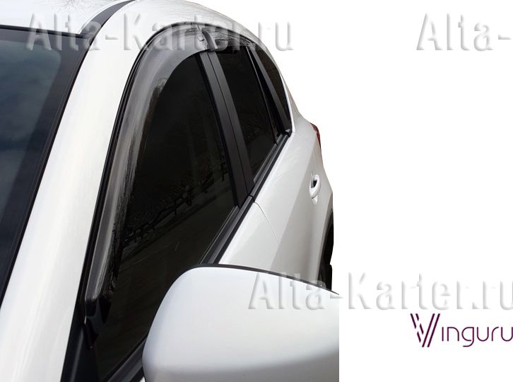 Дефлекторы Vinguru для окон Mazda CX-5 I кроссовер 2011-2017. Артикул AFV43611