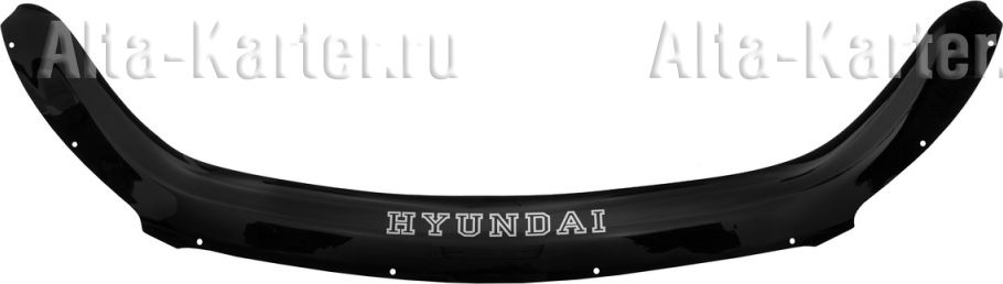 Дефлектор REIN для капота Hyundai Santa Fe III 2012 по наст. вр.. Артикул REINHD661