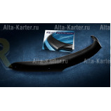 Дефлектор REIN для лобового стекла (накладной скотч 3М) ГАЗ ГАЗель 2003-2013 (низкая кабина) Черный. Артикул REINWG202
