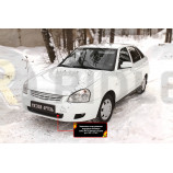 Защитная сетка решетки переднего бампера Lada (ВАЗ) Приора (седан) 2014-