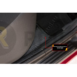 Накладки на ковролин порогов задних дверей Renault Sandero 2009-2013