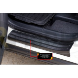 Накладки на внутренние пороги задних дверей Toyota Rav4 2015-2019