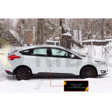 Молдинги на двери  Ford Focus III 2014- (рестайлинг)
