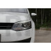 Накладки на передние фары (реснички) Volkswagen Polo V 2009-2016