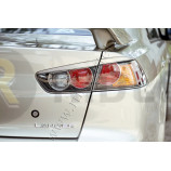Накладки на задние фонари (реснички) Mitsubishi Lancer X 2011-2014