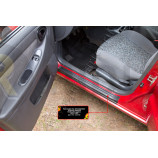 Накладки на внутренние пороги задних дверей Chevrolet Lanos 2005-2009