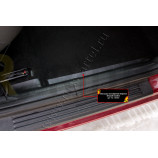 Накладки на ковролин порогов передних дверей Renault Sandero Stepway 2009-2013