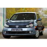 Накладки на передние фары (реснички) Volkswagen Golf VI 2009-2012