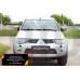 Защитная сетка переднего бампера Mitsubishi L200 2014-2015 (15MY)