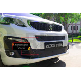 Защитная сетка и заглушка решетки переднего бампера Peugeot Traveller L3 2016-