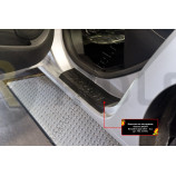 Накладки на внутренние пороги дверей Renault Logan 2014-2017 (II дорестайлинг)