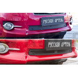 Защитная сетка и заглушка решетки переднего бампера Toyota Rav4 2011-2012