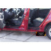 Накладки на внутренние пороги дверей Renault Sandero Stepway 2009-2013