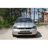 Накладки на передние фары (Реснички) Lada (ВАЗ) Kalina (седан) 2004-2013