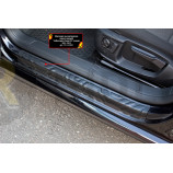 Накладки на внутренние пороги задних дверей (2 шт.) Mazda 6 2012-2015 (GJ)