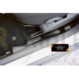 Накладки на ковролин порогов передних дверей (2 шт.) Nissan Almera 2014-