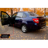 Накладки на внутренние пороги задних дверей (2шт.) Lada (ВАЗ) Granta седан 2011-2015