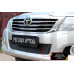 Защитная сетка переднего бампера Toyota Hilux 2013-2015