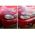 Накладки на передние фары (реснички) Chevrolet Lanos 2005-2009