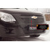 Защитная сетка и заглушка решетки радиатора Chevrolet Cobalt (седан) 2013-