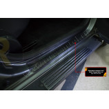 Накладки на внутренние пороги задних дверей (2шт.) Nissan Terrano 2014-2015