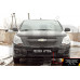 Защитная сетка решетки переднего бампера Chevrolet Cobalt (седан) 2013-