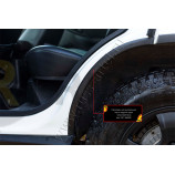Накладки на внутренние части задних арок без скотча Chevrolet Niva Bertone 2009-
