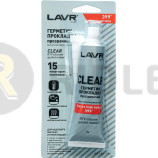 Герметик-прокладка прозрачный высокотемпературный CLEAR LAVR RTV silicone gasket maker 70г