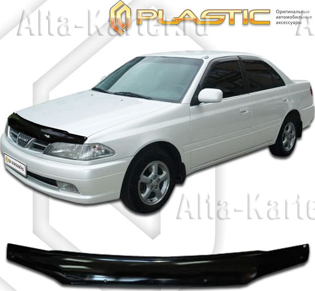 Дефлектор СА Пластик для капота (Classic черный) Toyota Carina 1996-1997. Артикул 2010010104634