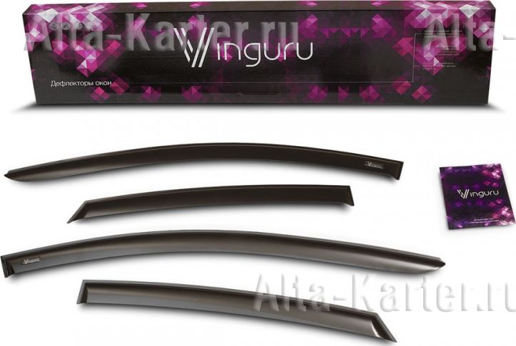 Дефлекторы Vinguru для окон Lada ВАЗ 2110 1996-2014. Артикул AFV00496