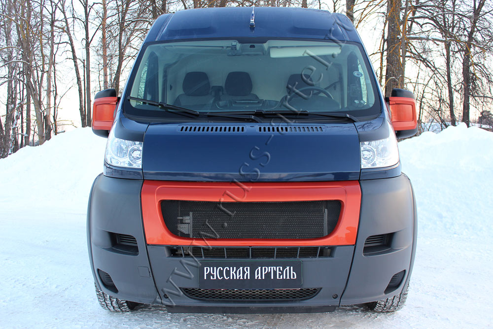 Накладки на передние фары (реснички) Peugeot Boxer Шасси 2006-2013 (250 кузов)
