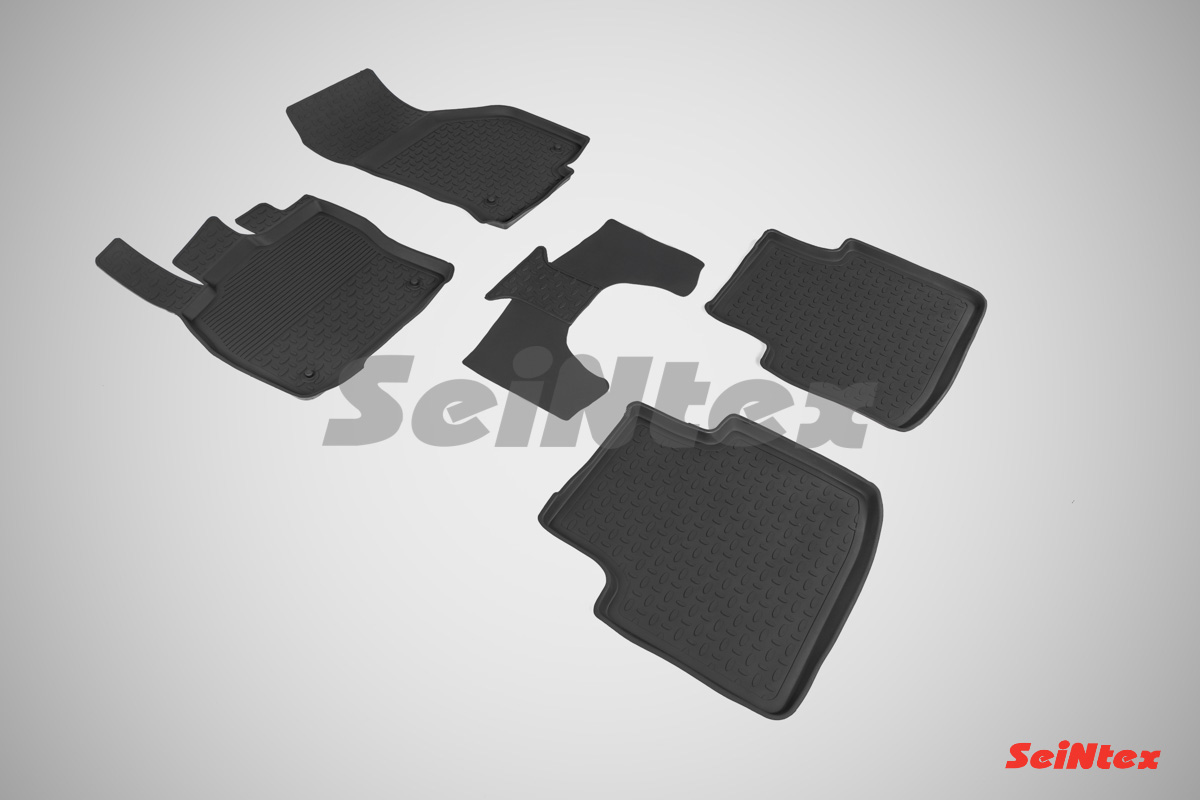 Резиновые коврики с высоким бортом для Skoda Superb III 2015 по наст. вр.