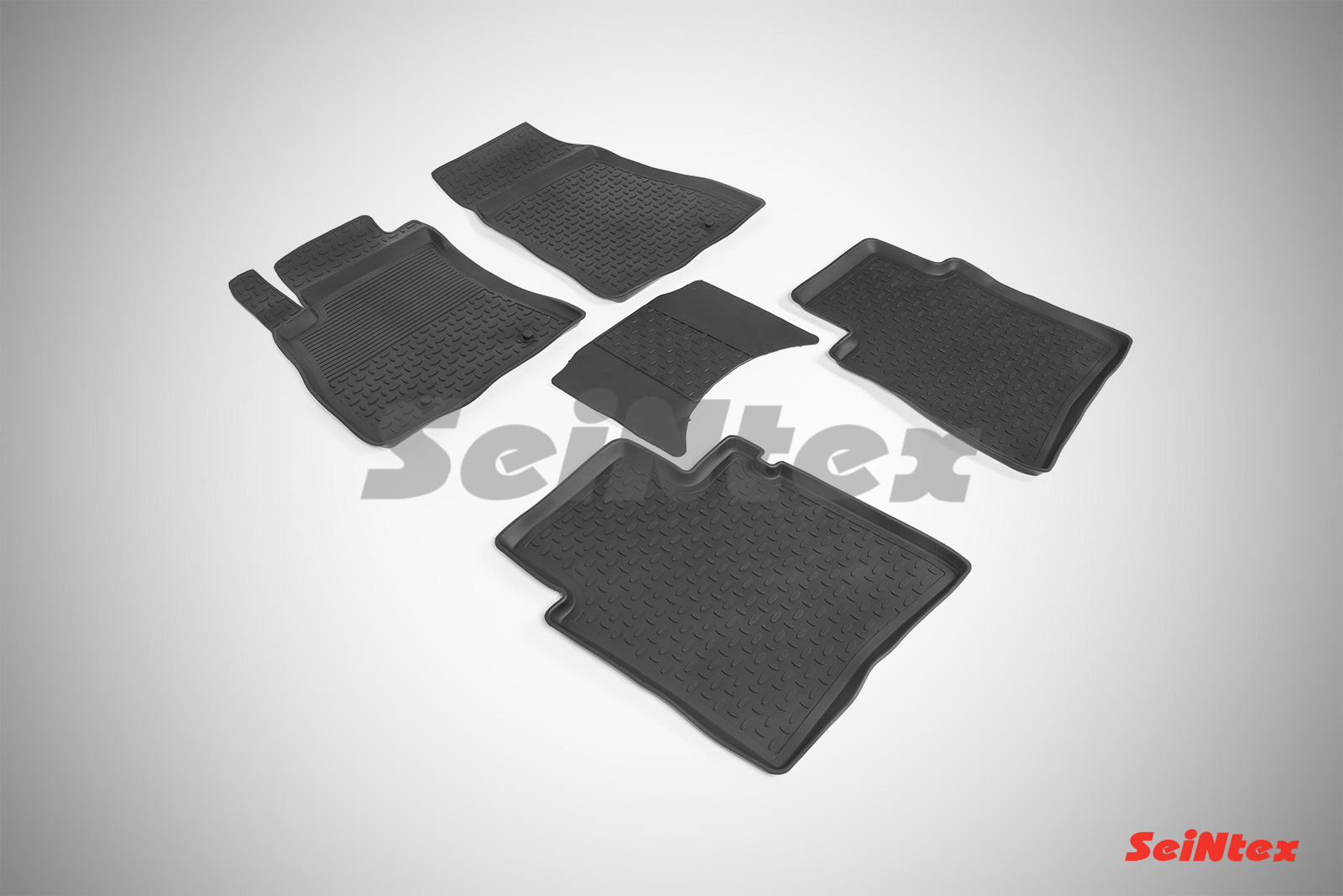 Резиновые коврики с высоким бортом для Nissan Tiida C13 2015 по наст. вр.