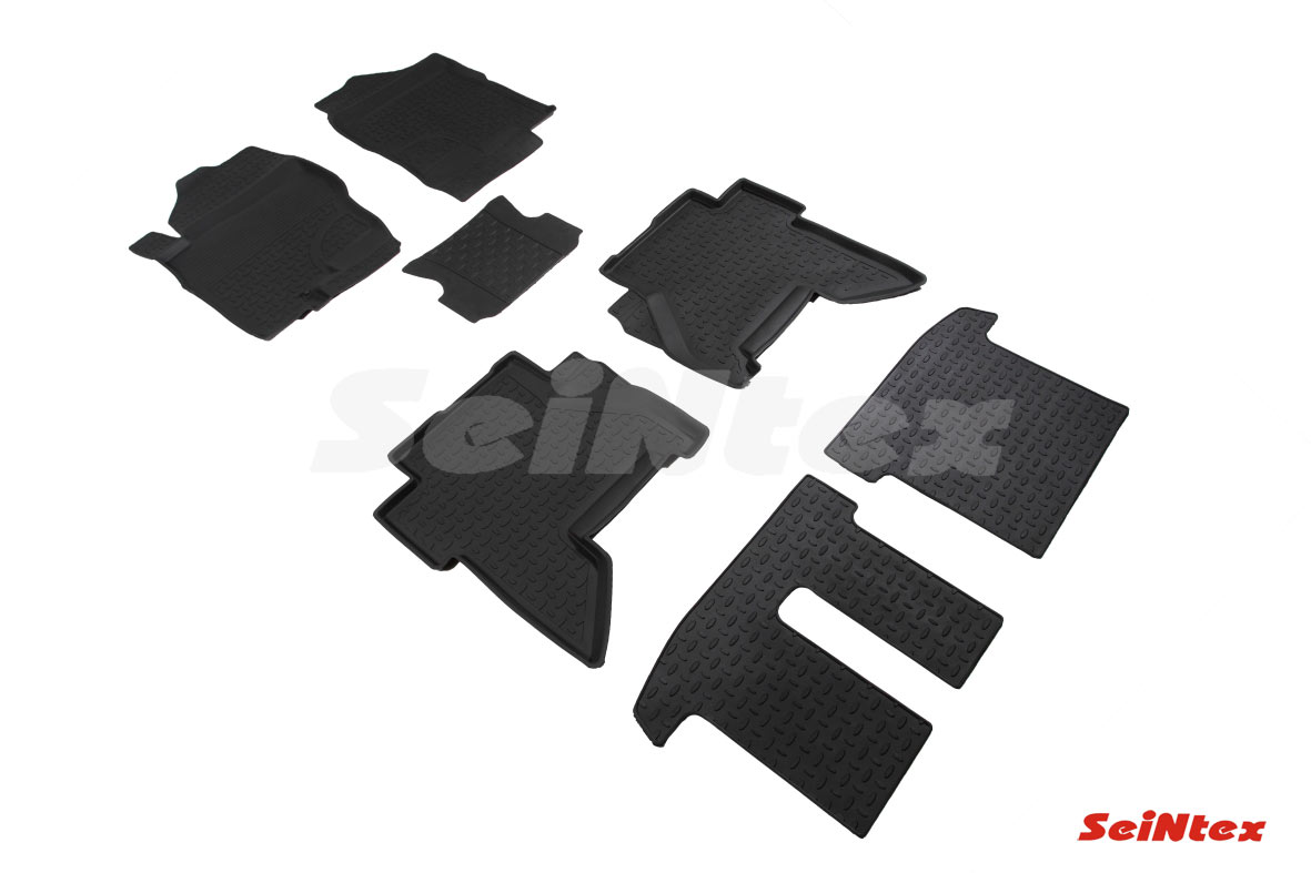 Резиновые коврики с высоким бортом для Nissan Pathfinder III 2004-2014