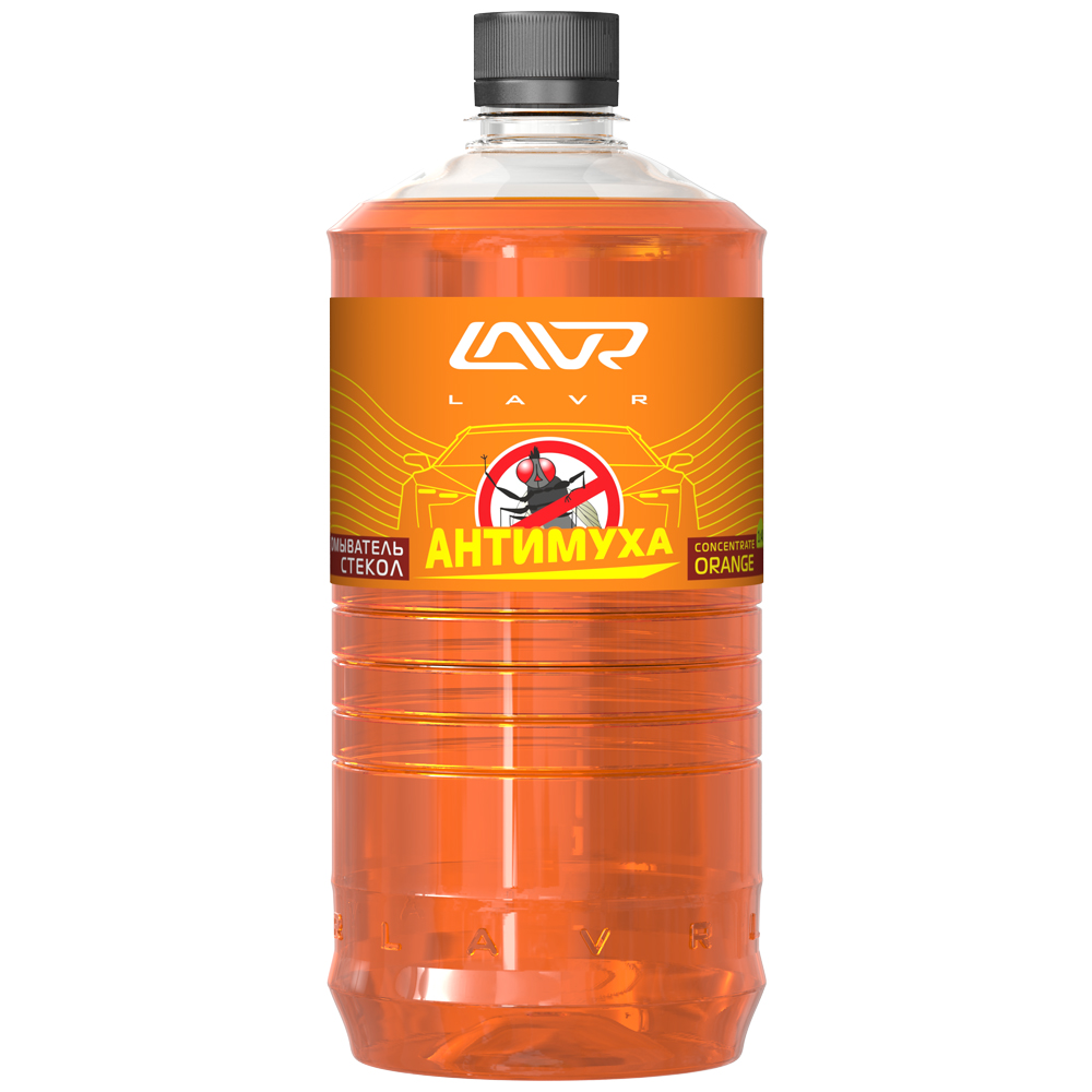 Омыватель стекол Orange Анти Муха концентрат LAVR Glass Washer Concentrate Anti Fly 1000мл