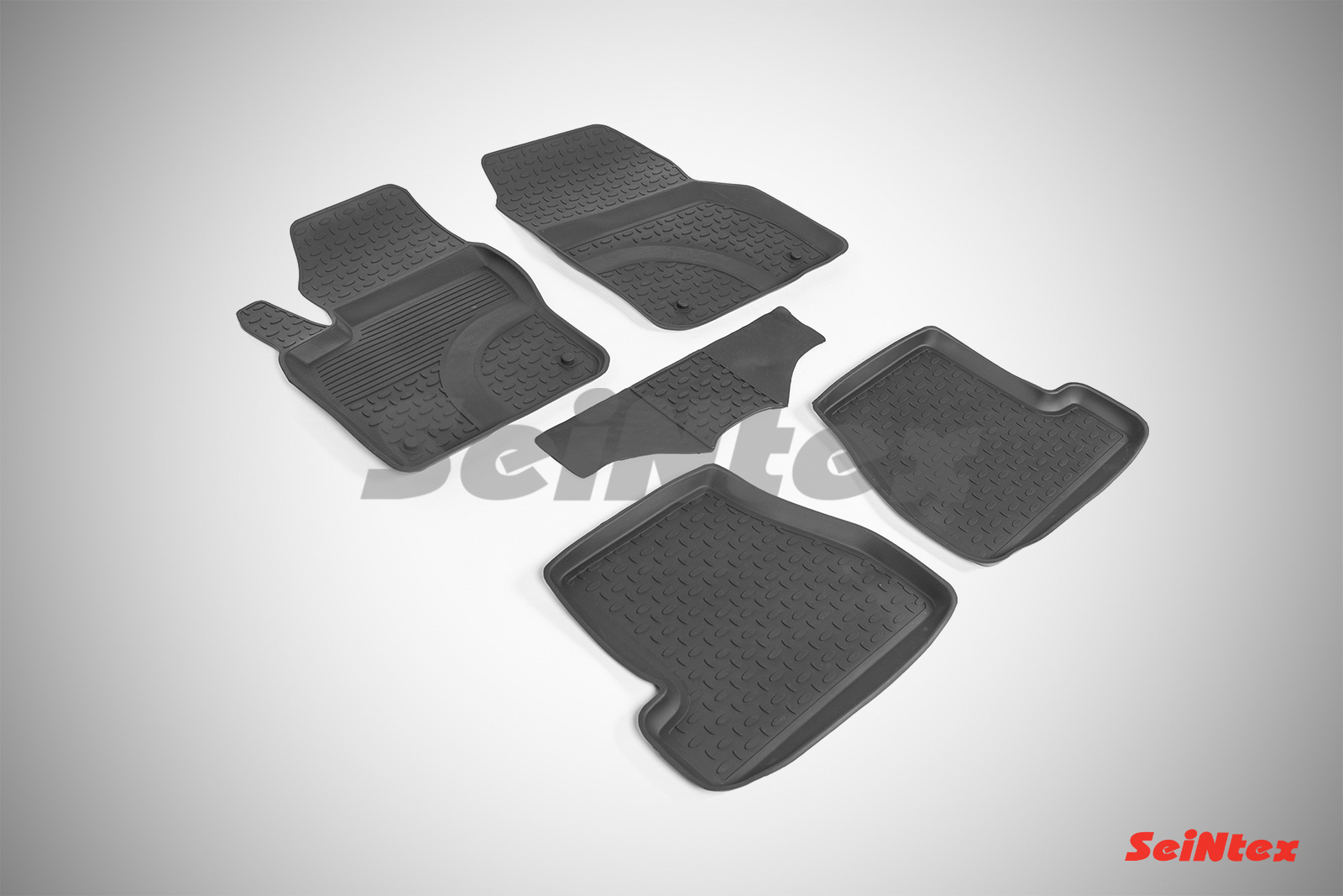 Резиновые коврики с высоким бортом для Ford Focus III 2015-2019