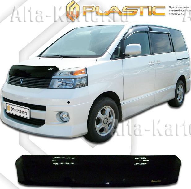 Дефлектор СА Пластик для капота (Classic черный) Toyota Voxy 2001-2007. Артикул 2010010102623